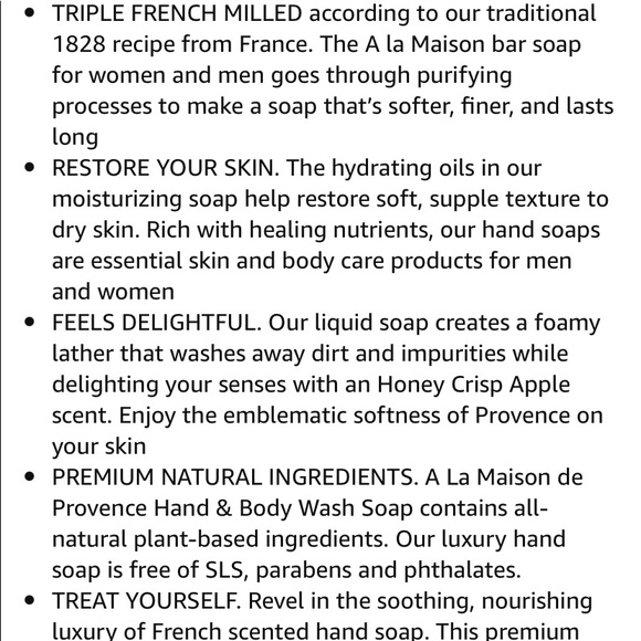 A La Madison French Milled Soap 3 for $20 - Picture 2 of 3